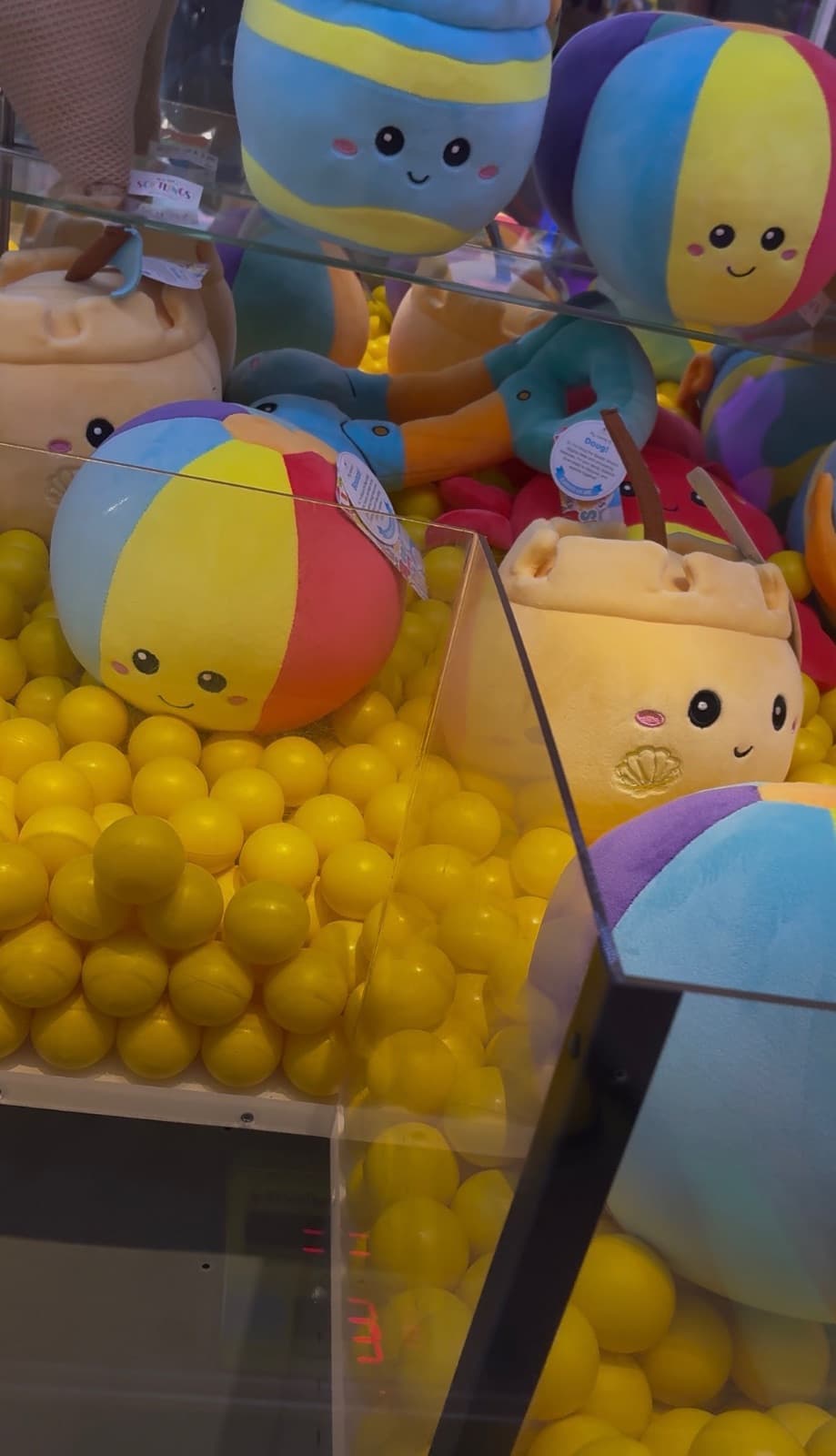 Claw machines at Leisureland Amusements